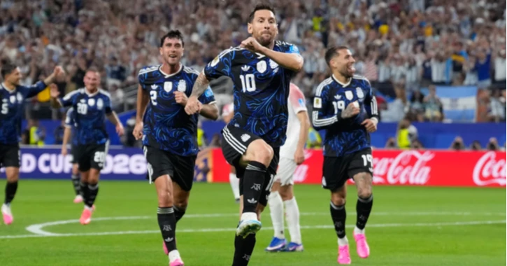 Messi becomes first player to score in seven straight World Cup games