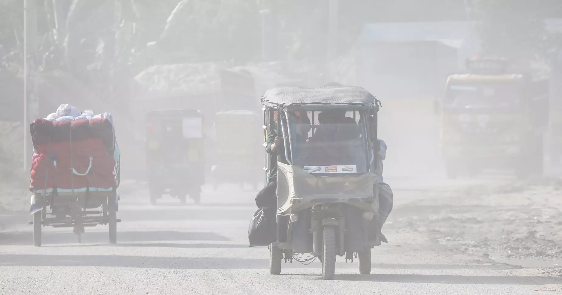Dhaka’s air quality 4th worst in the world this morning