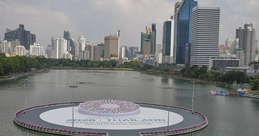 IMF raises its forecast for world growth this year but warns of risks from AI boom and debt