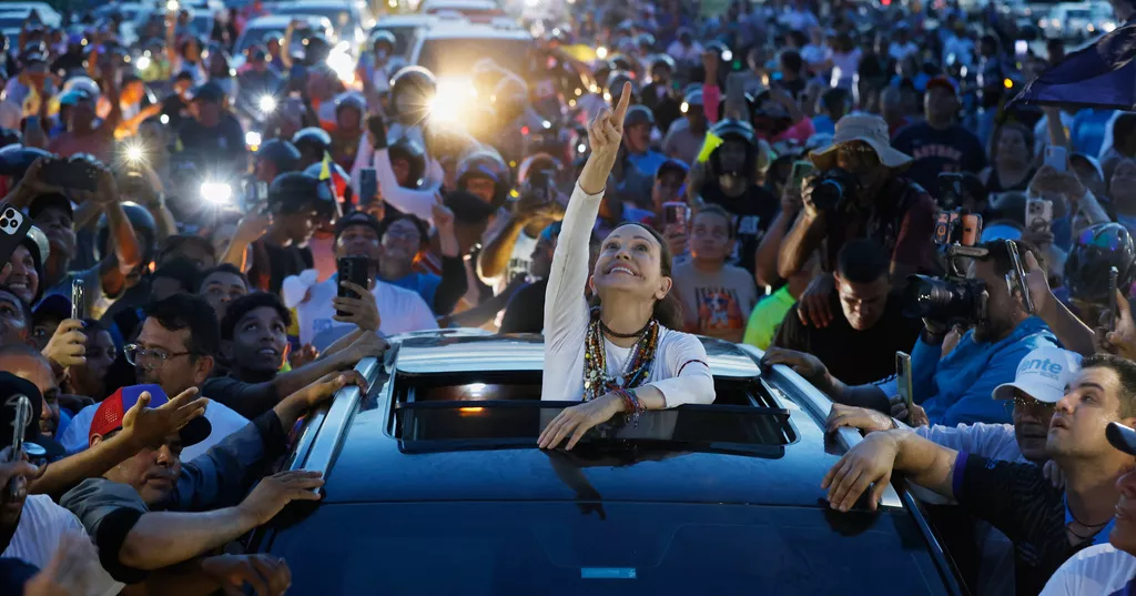 Venezuela's opposition leader Machado returns after months in exile