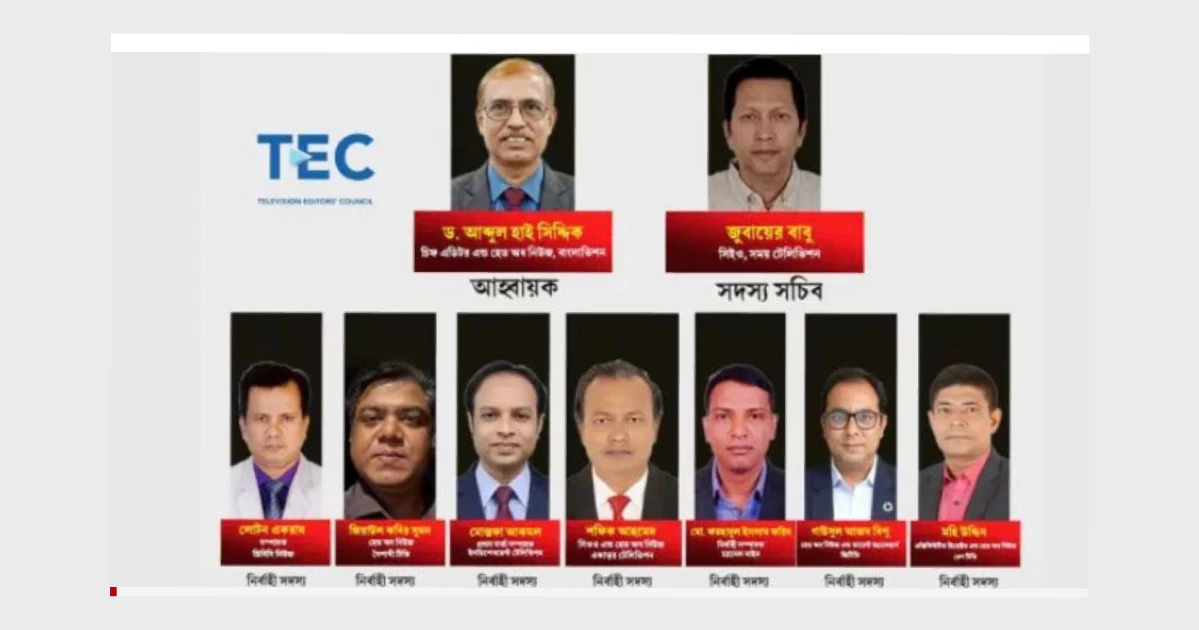 'Television Editors Council' convening committee formed