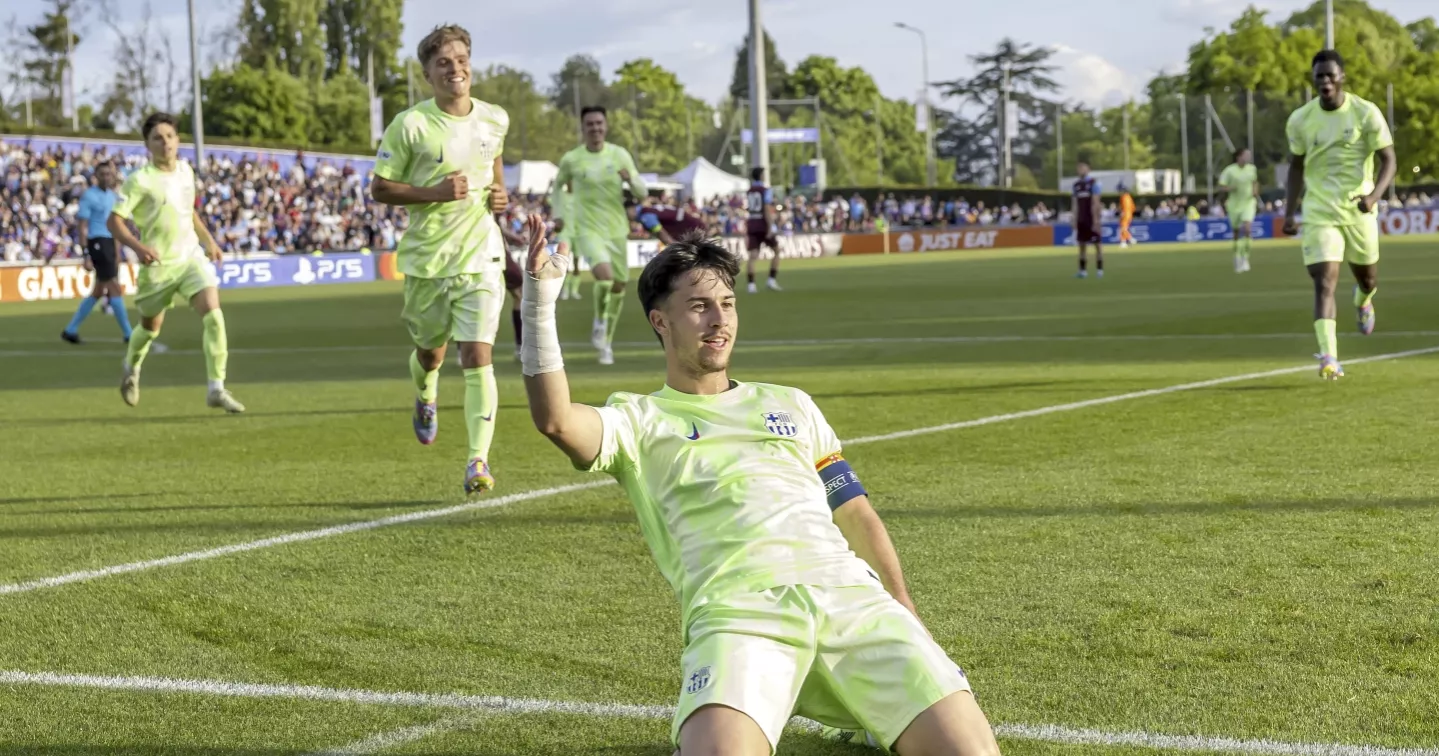 Barcelona targets European title hat trick after winning UEFA Youth League final