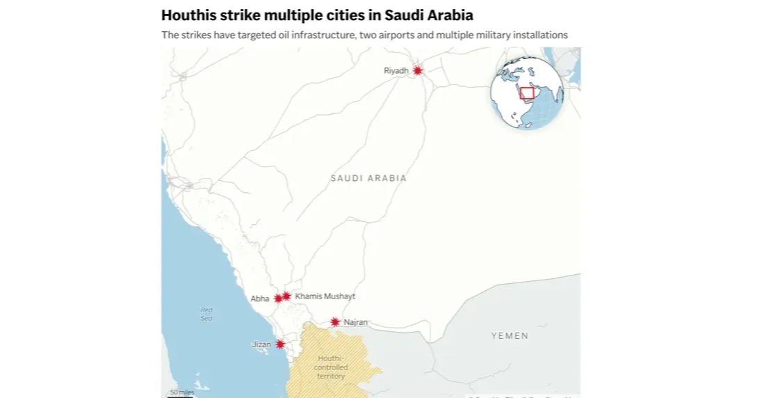 Houthis claim fresh attacks on Saudi, Yemen targets