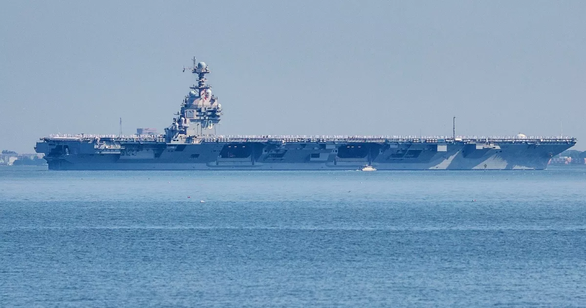 US aircraft carrier reaches Caribbean near Venezuela