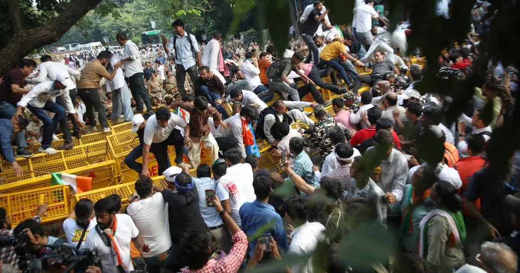 Angry young Indians take to streets to challenge Modi over voter list purge