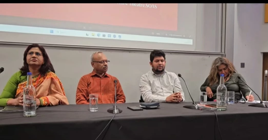 Adviser Mahfuj attends London events amid protests, tight security