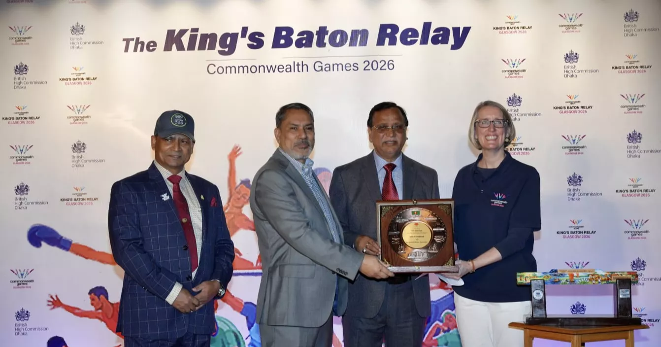UK High Commission marks Commonwealth Games King’s Baton arrival in Bangladesh