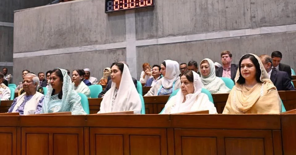 Dignitaries, diplomats fill galleries at maiden session of Parliament