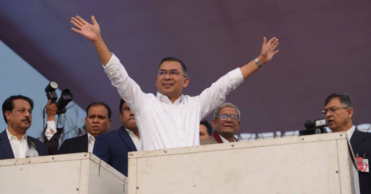 Tarique Rahman returns home amid rapturous reception