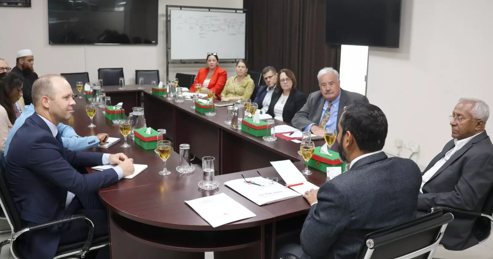 IRI pre-election observation team meets EC Sanaullah