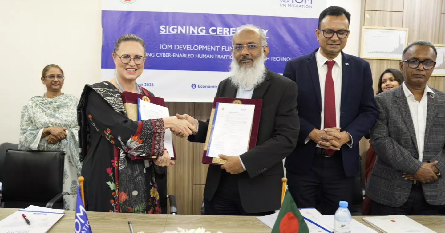 Bangladesh, IOM launch new initiative to combat cyber-enabled human trafficking