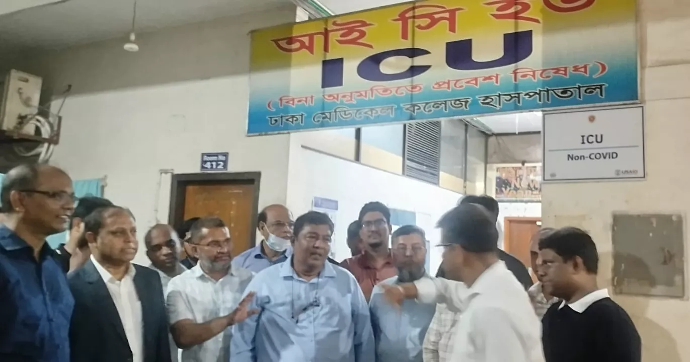 ZRF delegation visits injured doctor at DMCH on directives of PM Tarique, Dr Zubaida 