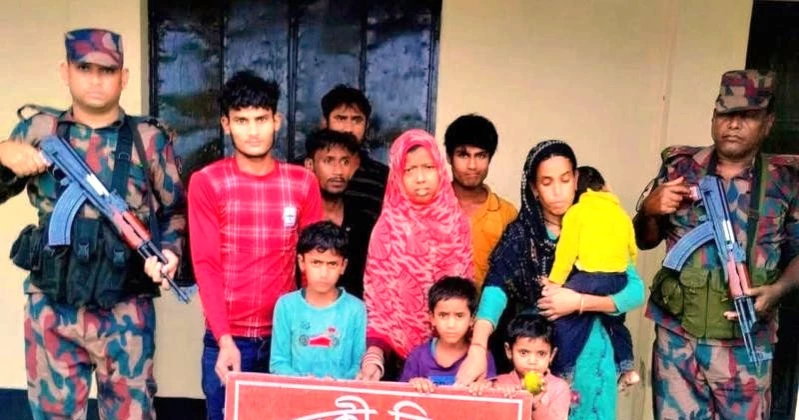 10 Bangladeshis held while re-entering from India through Moulvibazar border