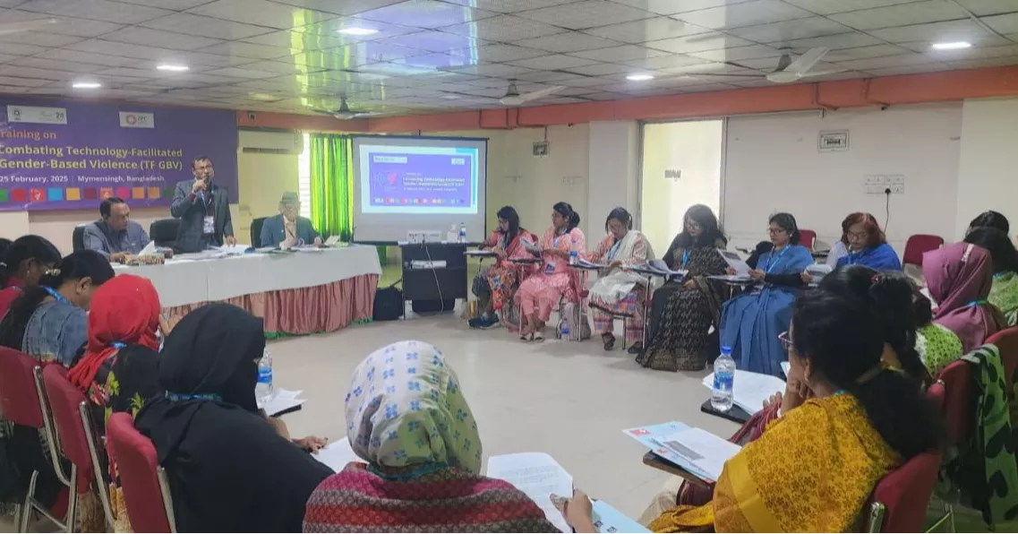 Training on tackling gender-based violence held in Mymensingh