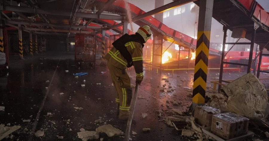 Ukraine says drone attacks hit Russian warehouse as cross-border strikes kill several