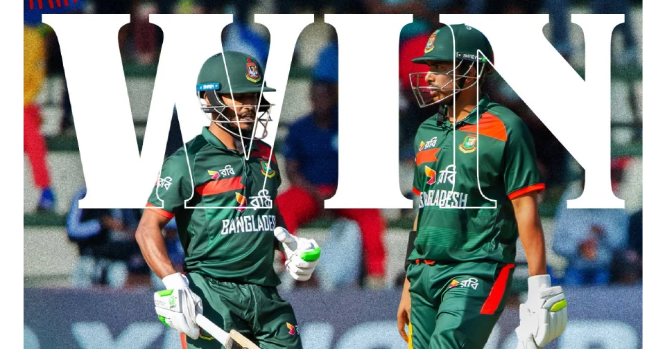 Tanzid’s 94 helps Bangladesh avoid whitewash against Zimbabwe
