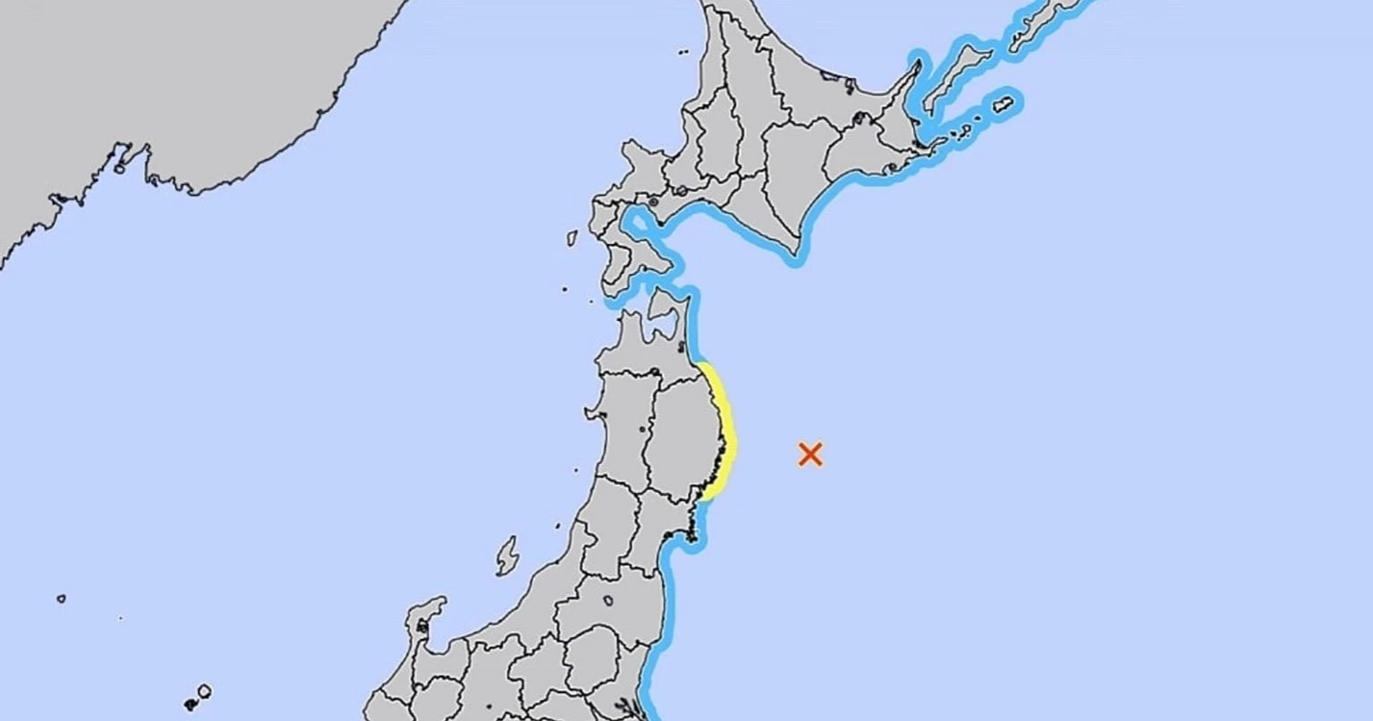 Powerful quake hits off Japan’s northern coast, tsunami advisory issued