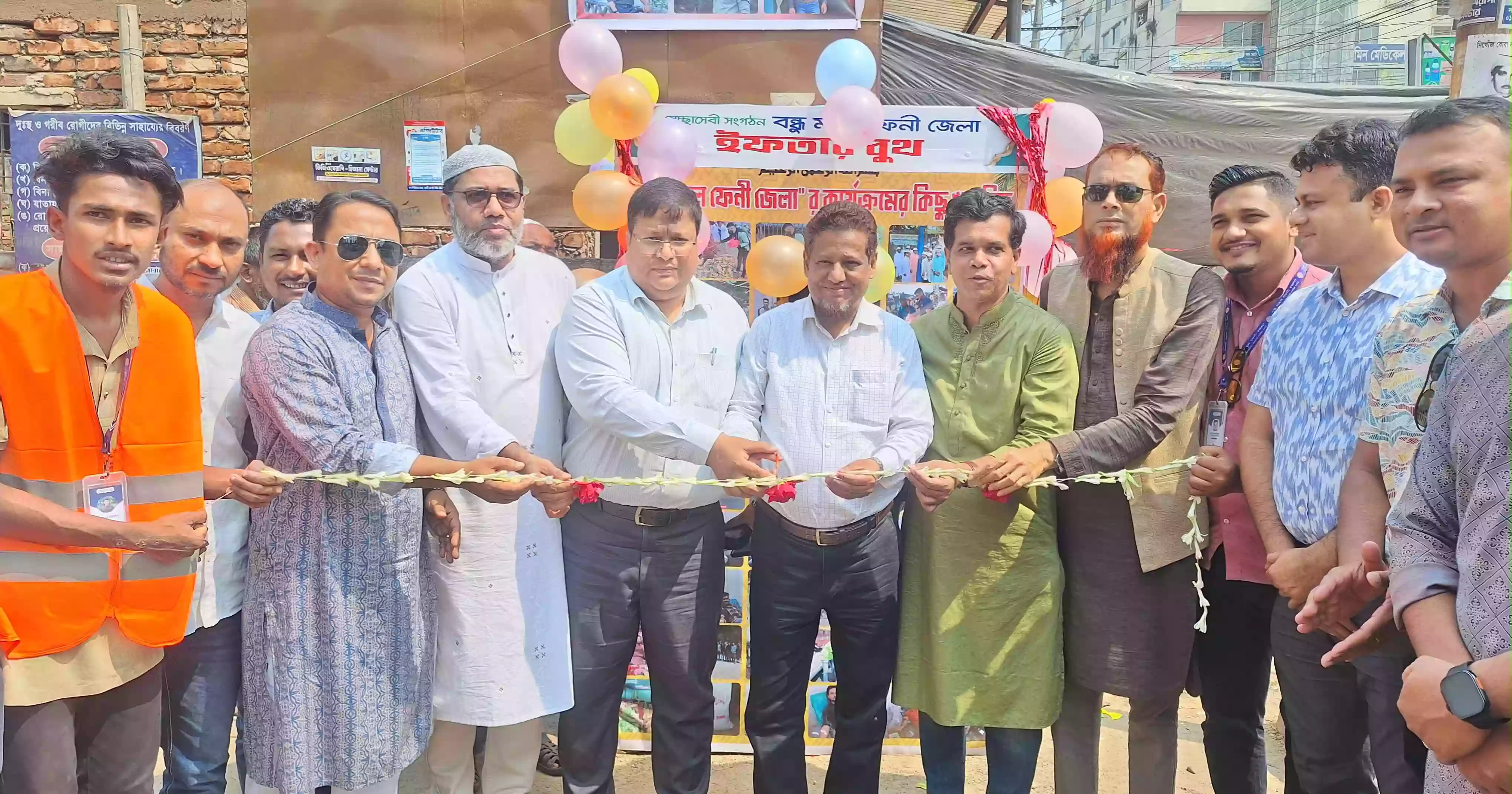 Bandhu Mahal Feni District launches free Iftar booth for the needy