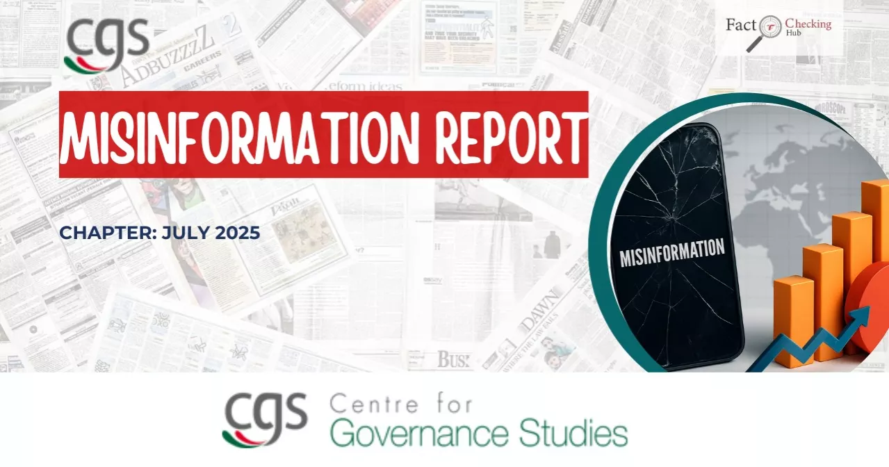 Misinfo Report: 296 cases identified in July; politics leads the list