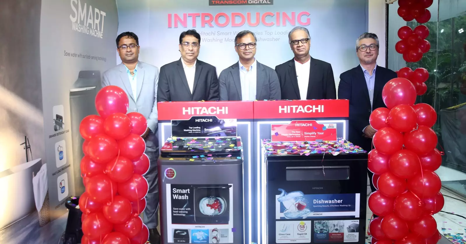 Hitachi Launches top load smart washing machines and dishwashers for the first time in Bangladesh