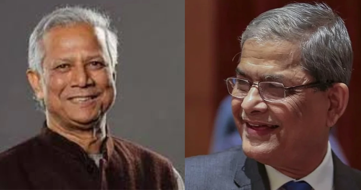 Dr Yunus congratulates Mirza Fakhrul on becoming 23rd President of Bangladesh