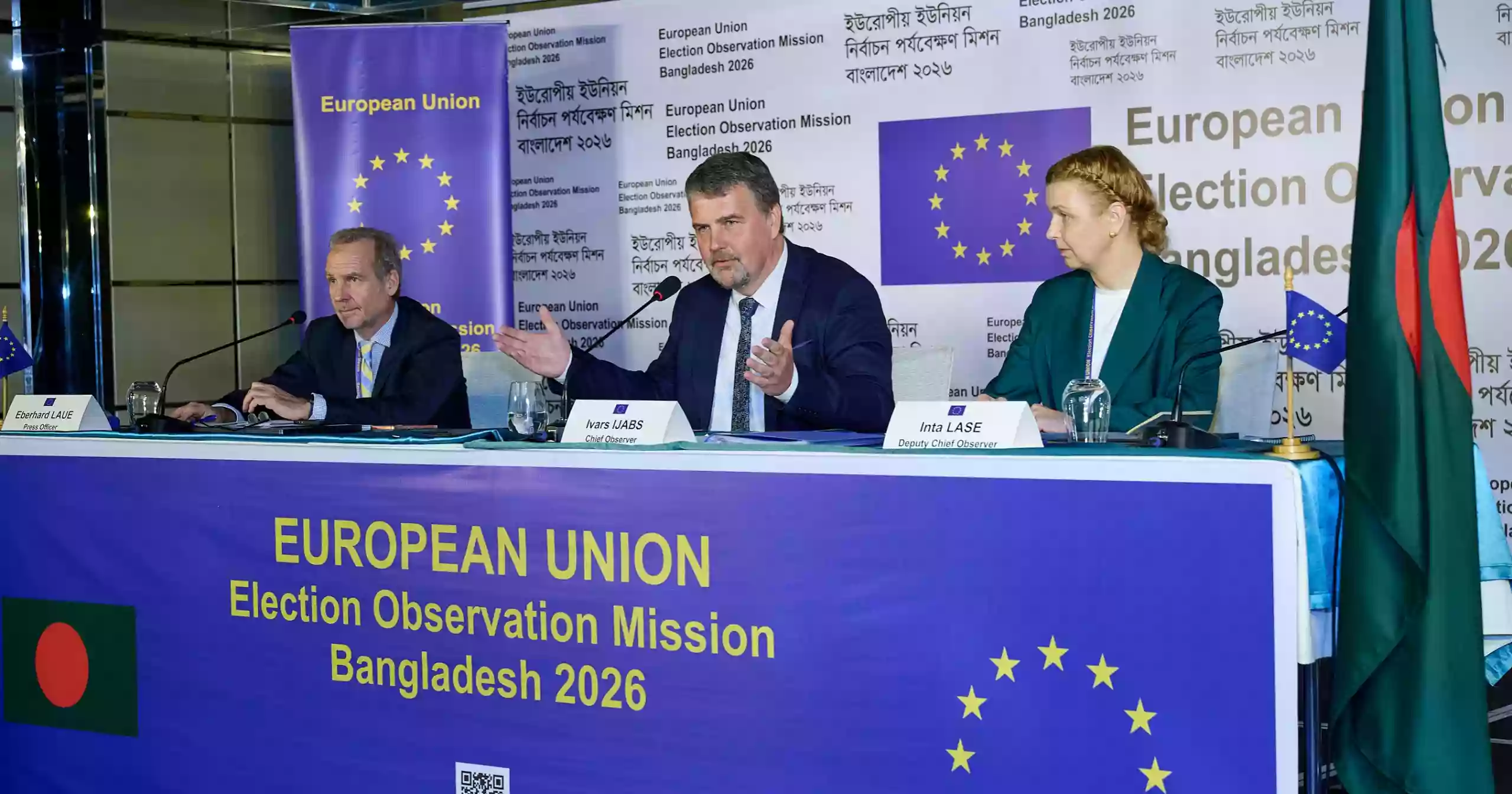 Bangladesh Election: EU Chief Observer clarifies ‘inclusive, participatory’ meaning