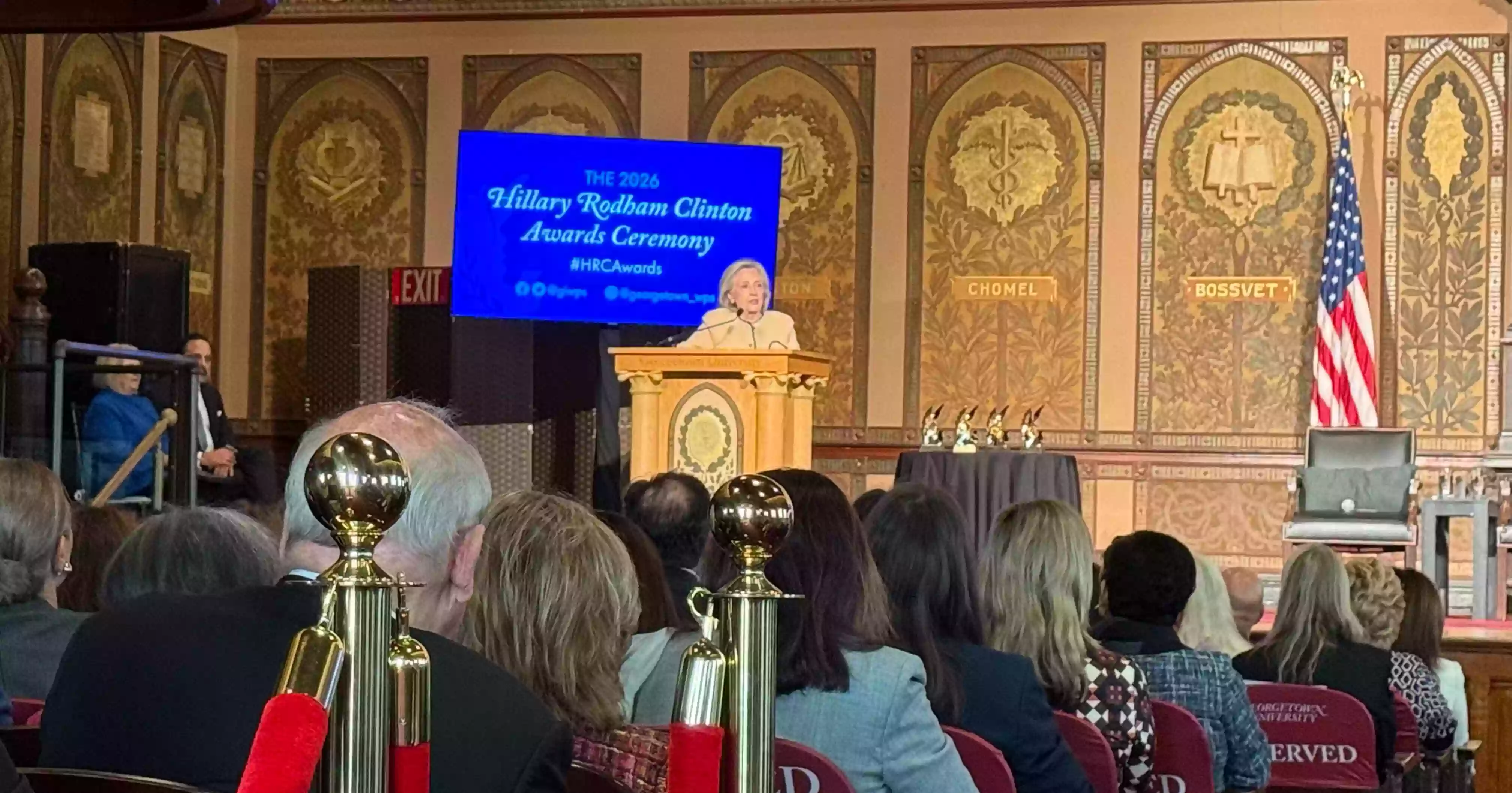 Yunus receives Hillary Rodham Clinton Award in Washington