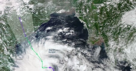 Deep depression intensifies into cyclonic storm "Montha"