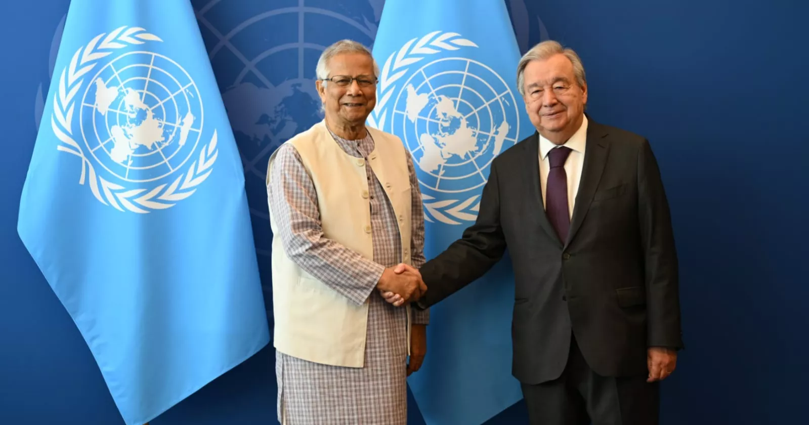 'Next few months crucial, need your support for election':  Prof Yunus tells UN SG