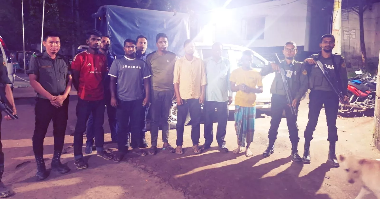 Six jailed for illegal soil extraction from govt land in Feni