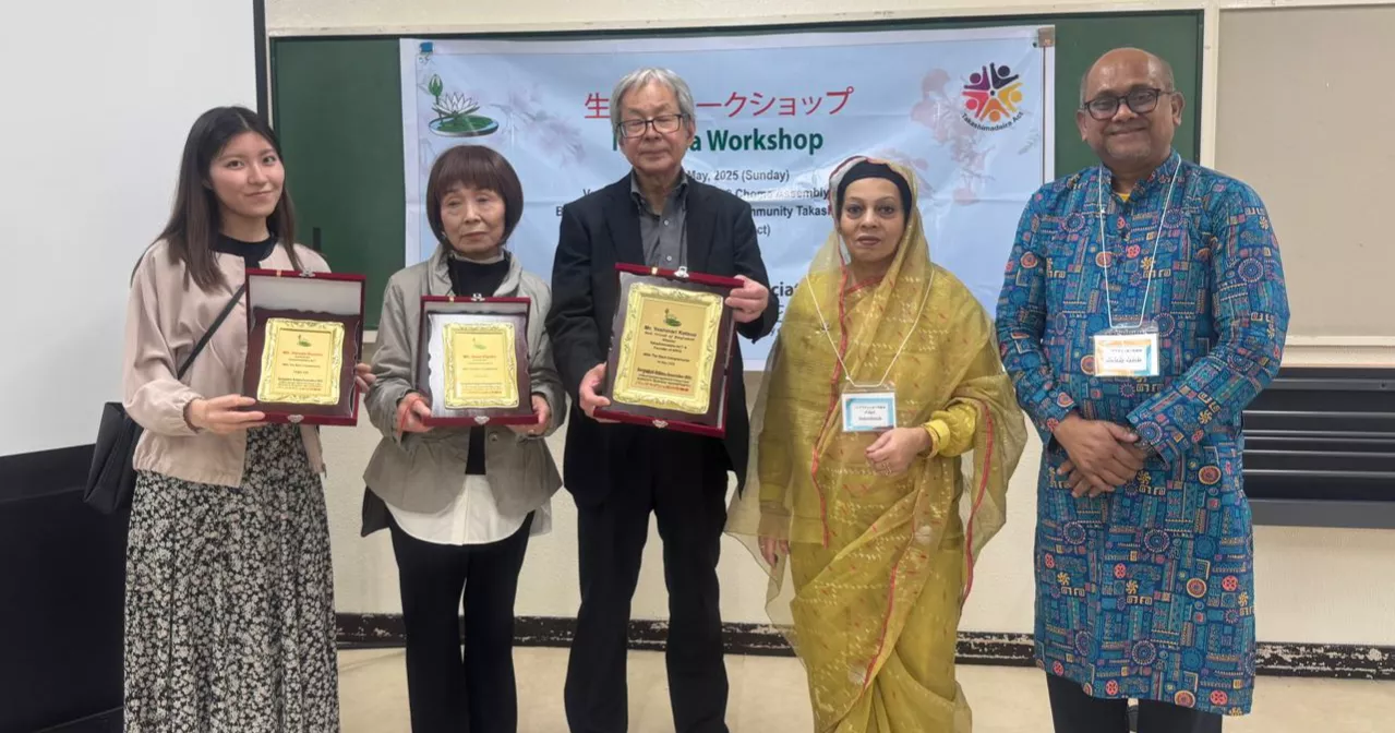 Ikebana workshop held in Tokyo