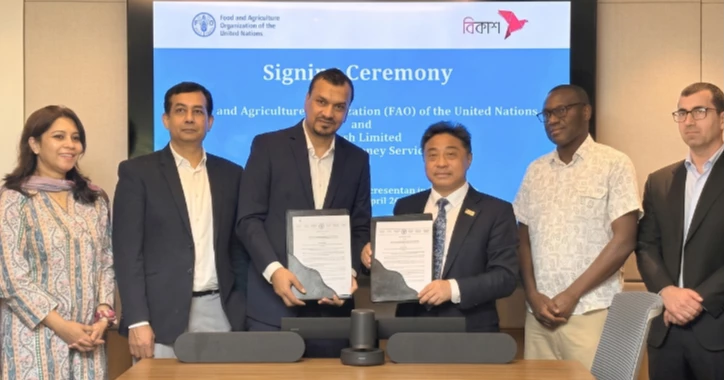 FAO signs deal with bKash to enable faster cash assistance, incentive distribution