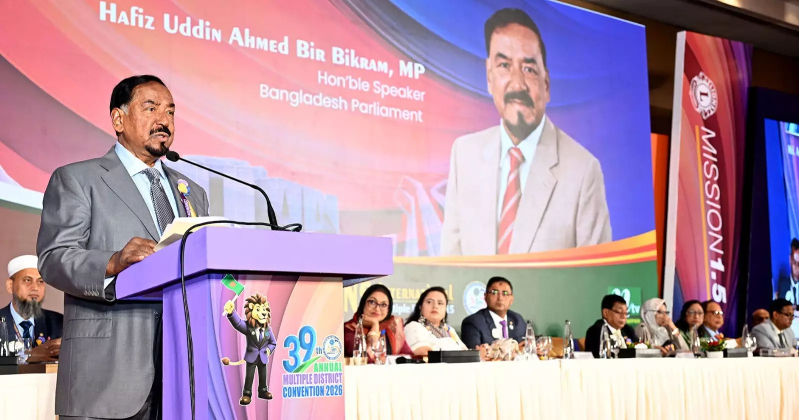 Speaker hails Lions International’s role in supporting underprivileged communities