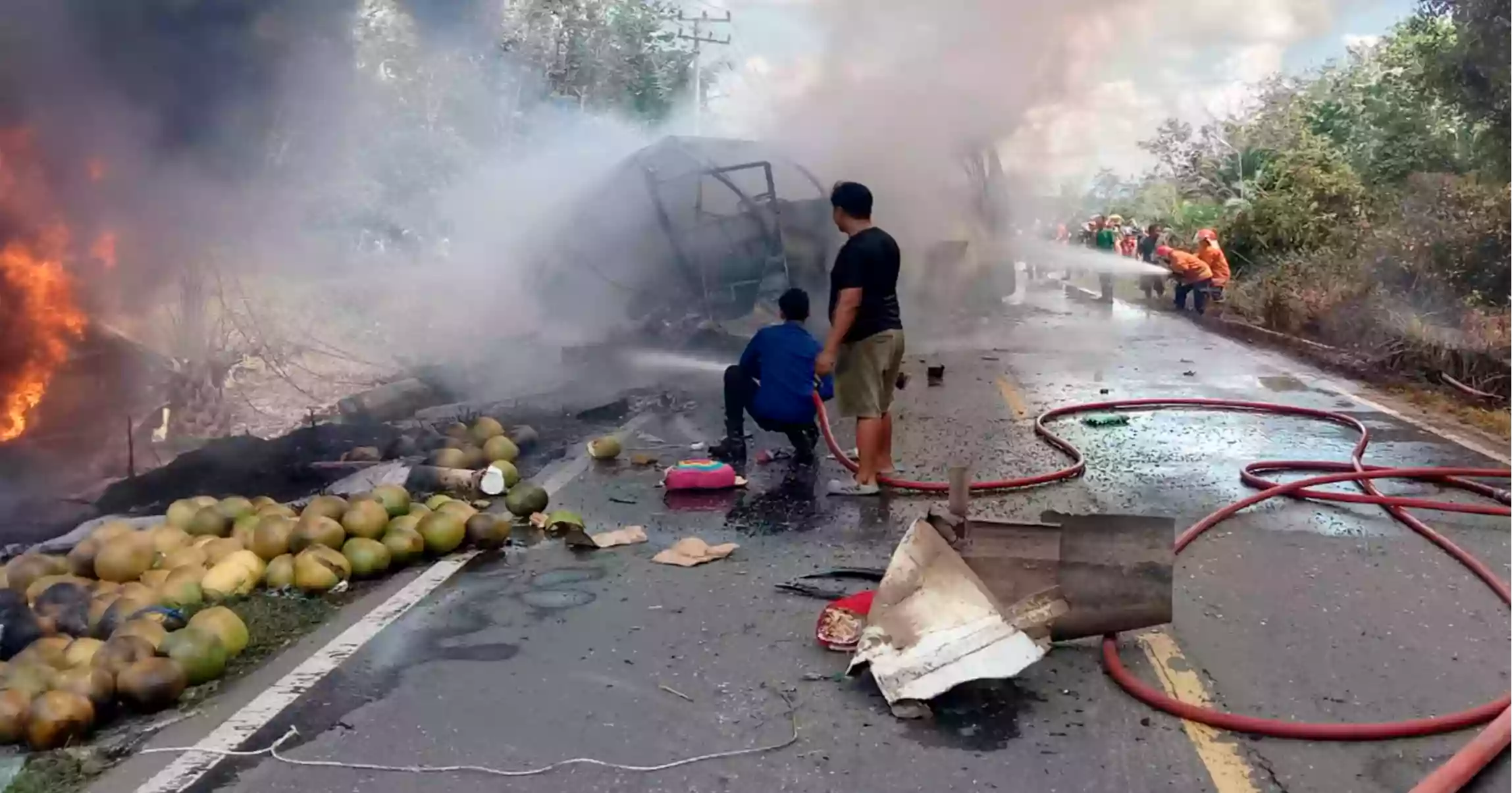 Bus-tanker collision in Indonesia kills at least 16