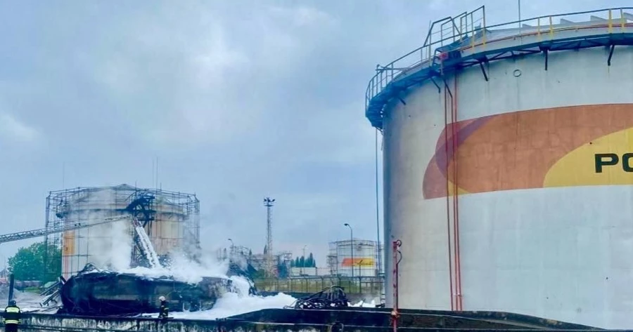 Ukrainian drones hit major Russian gas facility