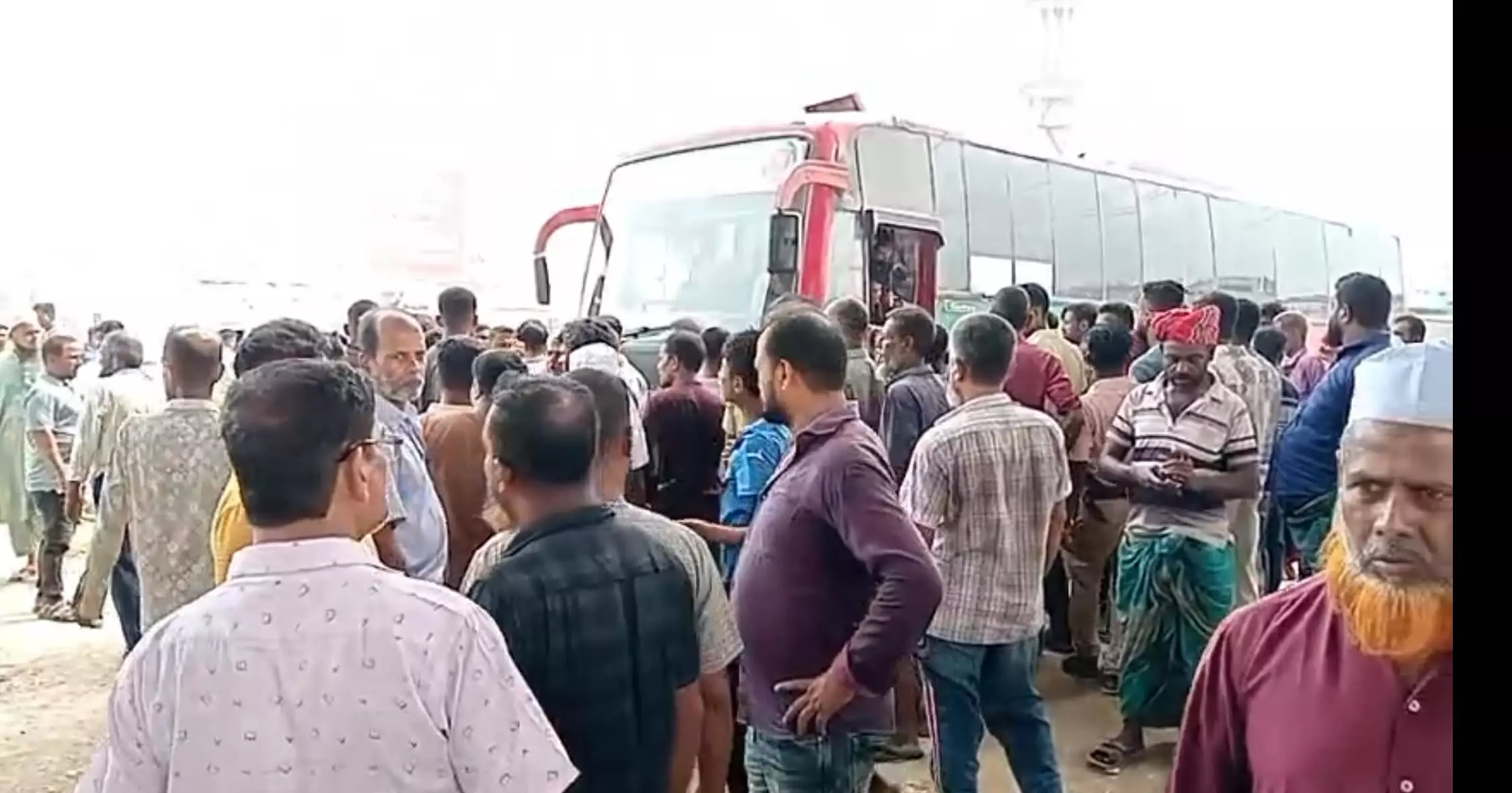 Indefinite transport strike begins in Habiganj