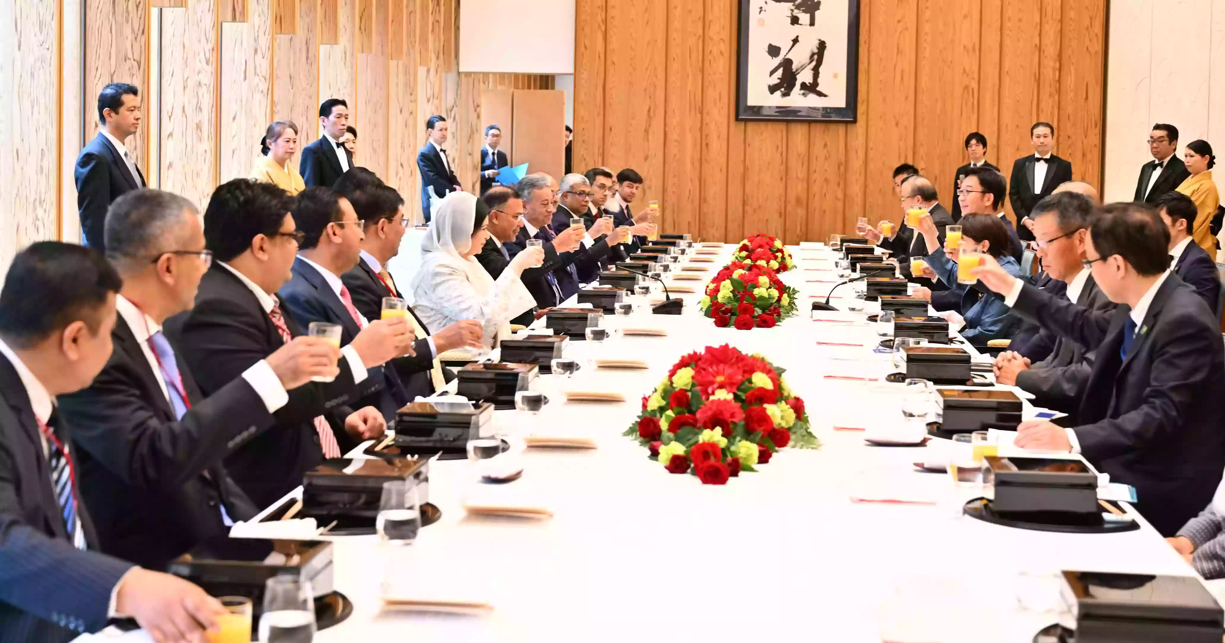 Tarique, Takaichi attend official luncheon after bilateral summit in Tokyo