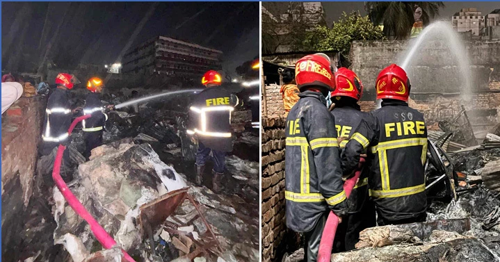 Fire rips through Gabtoli slum, over 150 shanties gutted