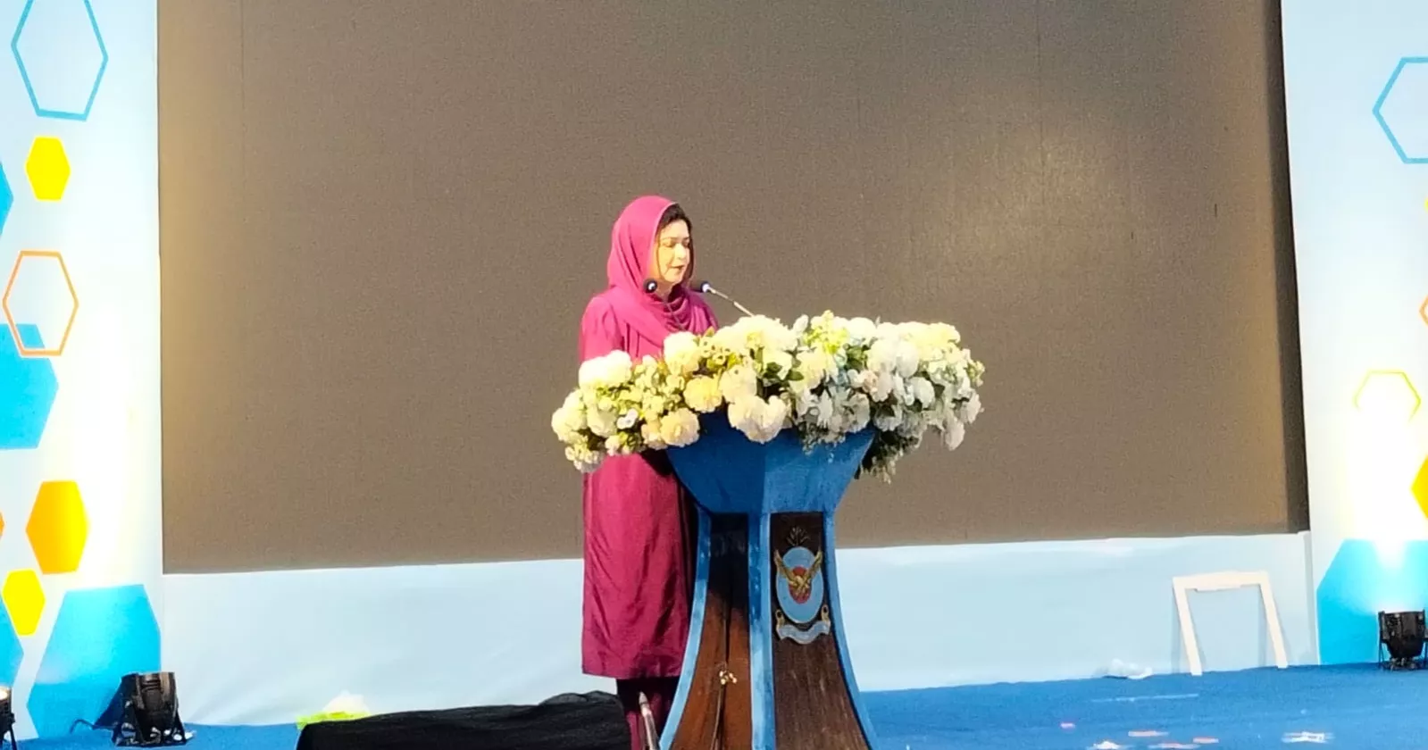 Zubaida visits BAF-run Blue Sky School for special children