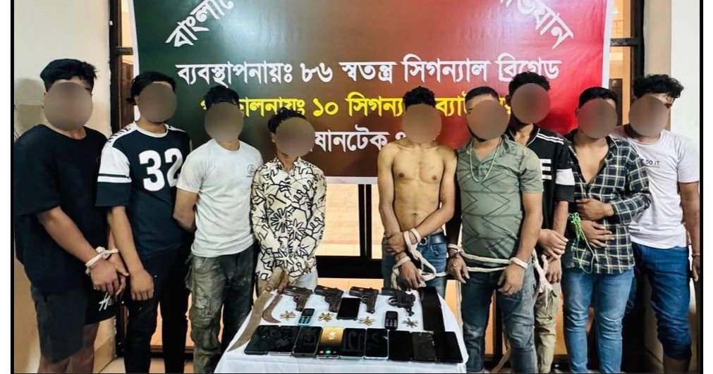 10 members of ‘Hitlu Babu Gang’ detained with firearms in Dhaka: ISPR