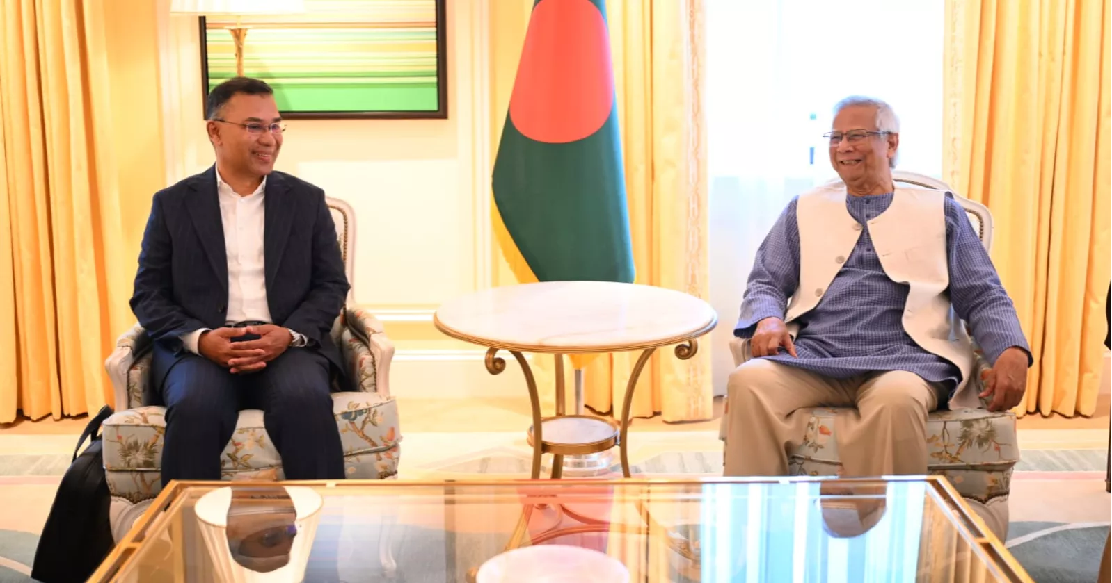 Prof Yunus-Tarique meeting begins in London