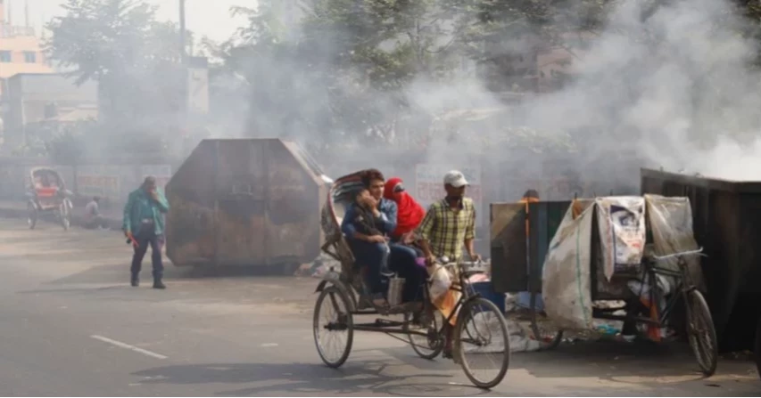 Dhaka climbs to 2nd most polluted city this morning