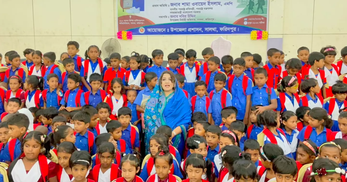 Shama Obaed stresses equal education opportunities for all