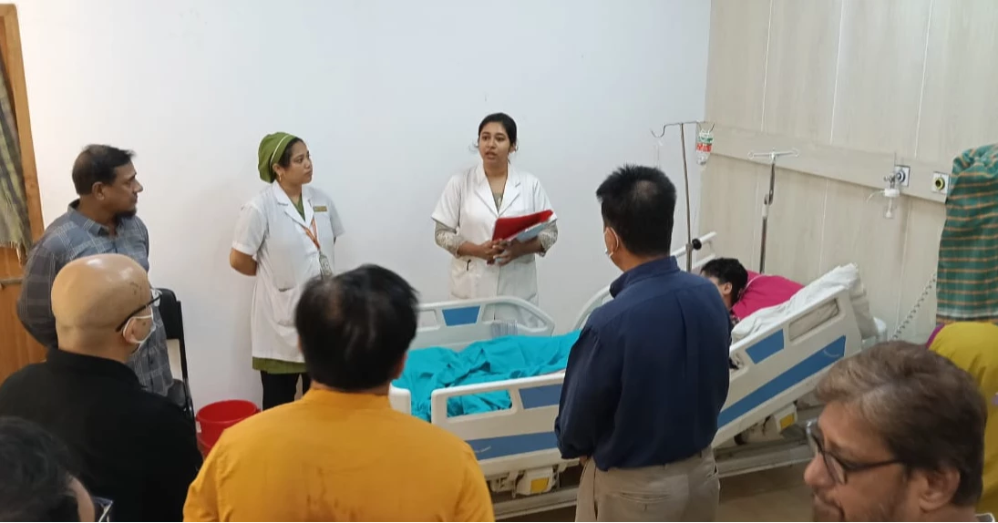 CA's special assistants visit injured BUET student