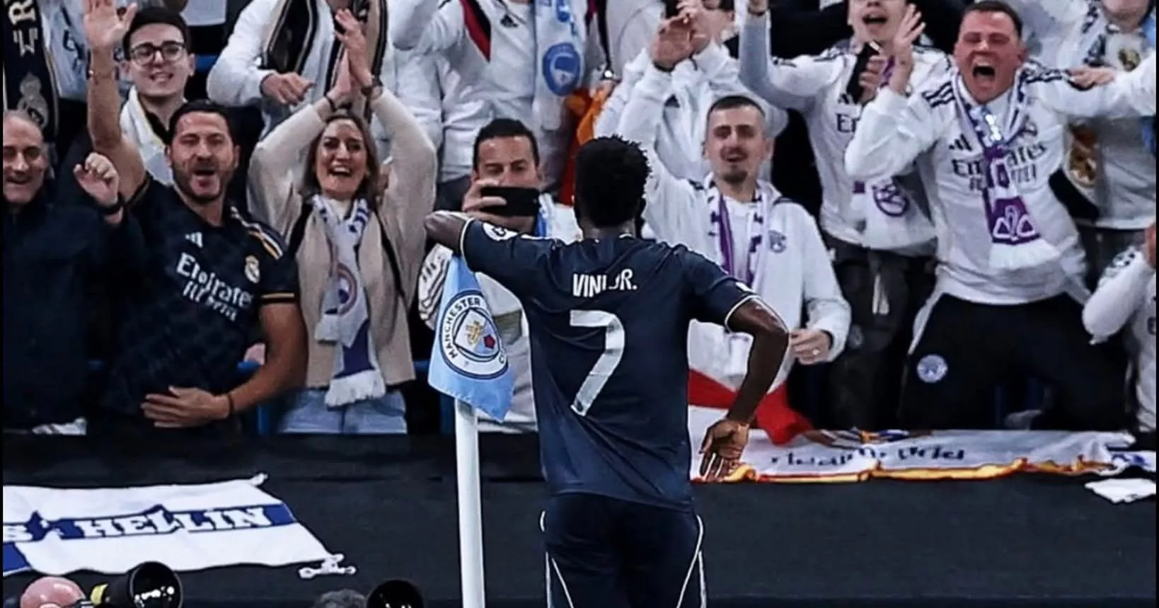 Vinicius Jr brace sends Real Madrid past Man City into UCL quarterfinals