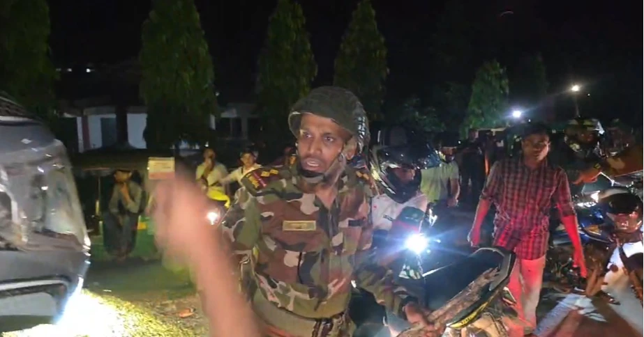 Road blockade in Sylhet demands uninterrupted electricity supply