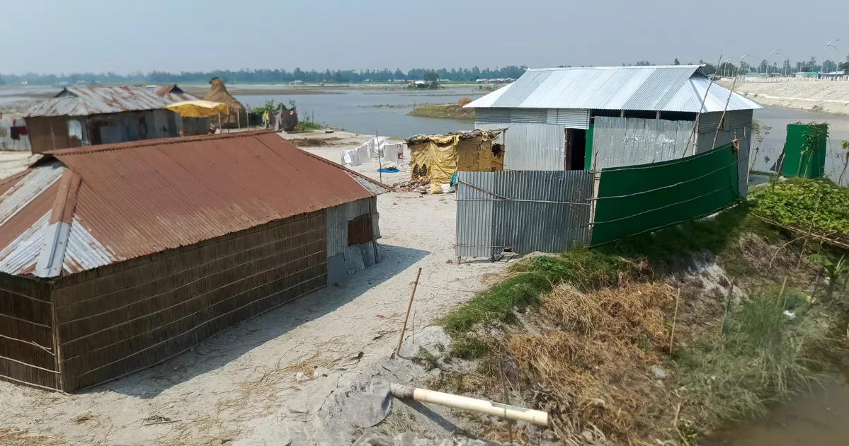 'Cluster Homes' gaining popularity in Kurigram char areas as flood protection