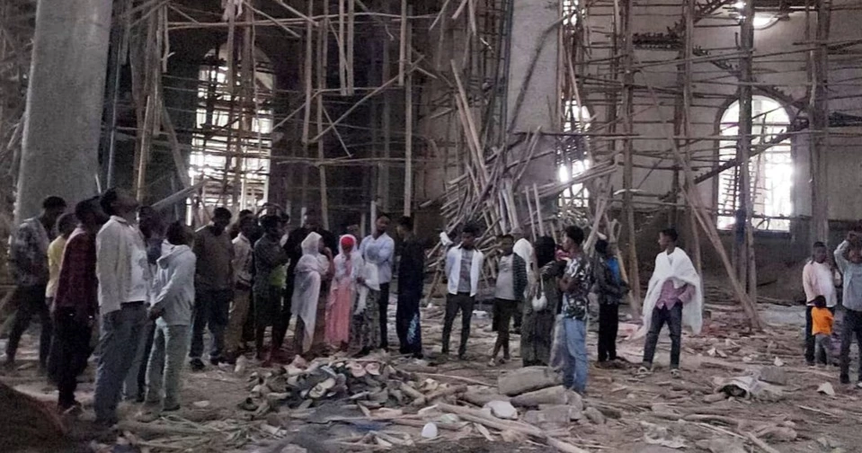 Scaffolding collapse at Ethiopian church under construction kills at least 25