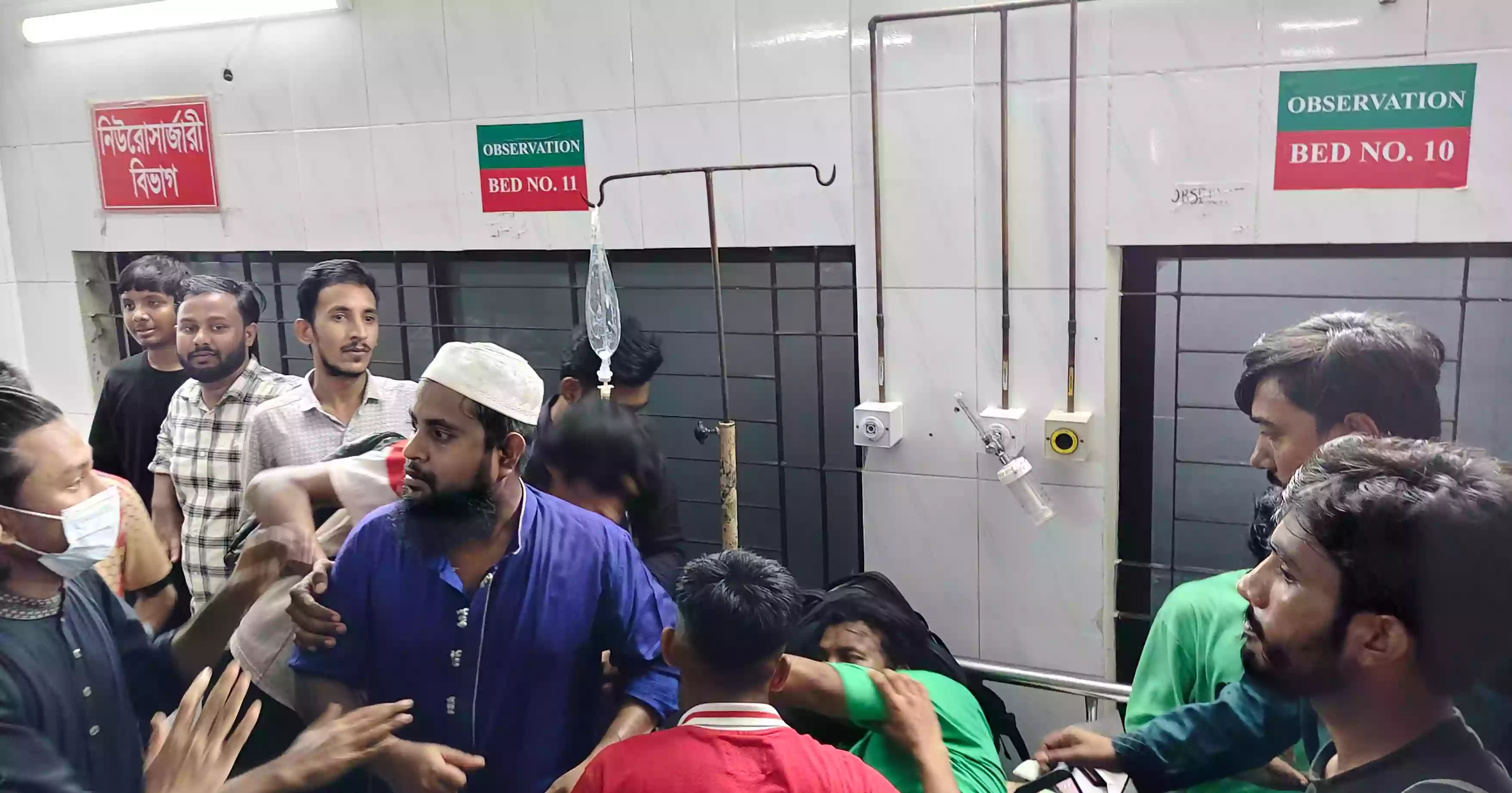 Services halted as Notun Dhara Bangladesh, SDF supporters clash at DMCH emergency dept