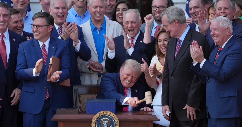 Trump signs tax and spending cut bill at White House